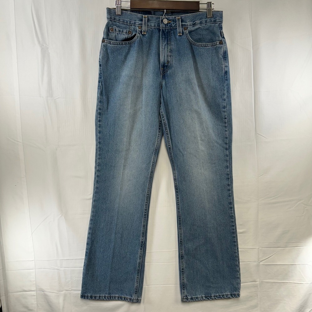Levi's 515 Boot Cut Jeans Womens 10 Medium Wash Blue Low Rise USA Made 30x31